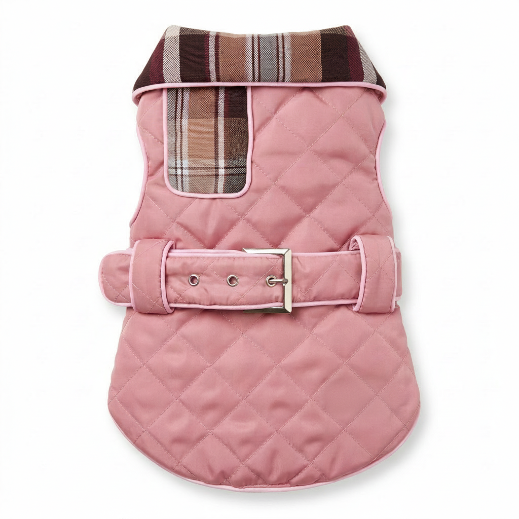 Chaleco rosa para perro KOVA Sheldon – acolchado ligero y cómodo