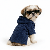 Bata de Baño KOVA para perro color Navy