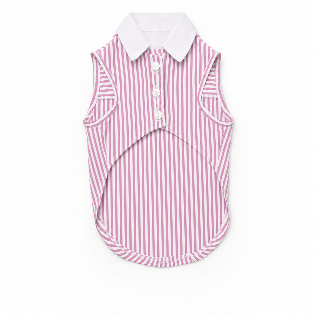 Camisa Monaco KOVA para perro color Rosa — vista 2