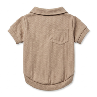 Camisa Portofino KOVA para perro color Café — vista 2