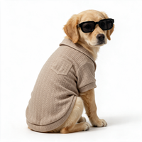Camisa Portofino KOVA para perro color Café