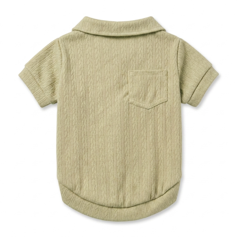 Camisa Portofino KOVA para perro color Verde — vista 2