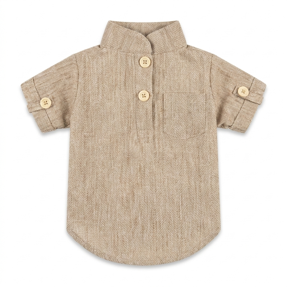 Camisa Tulum KOVA para perro color Beige — vista 2