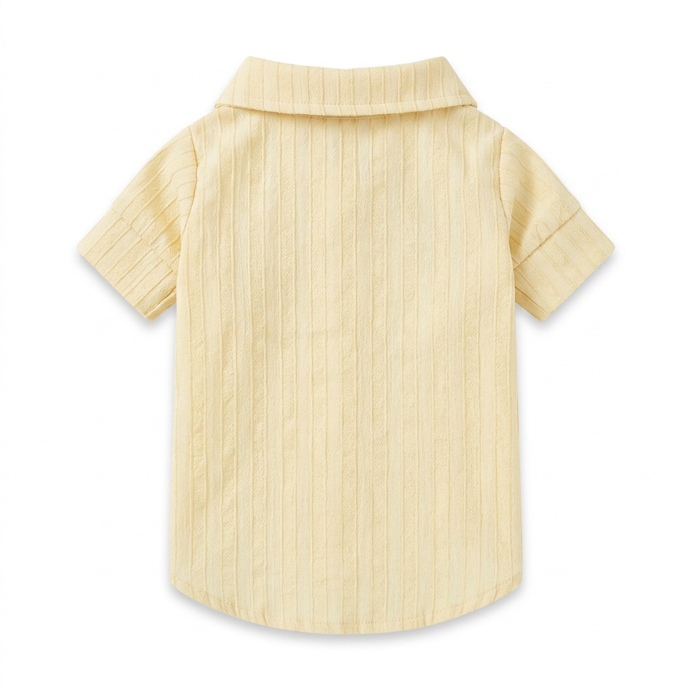 Camisa Canalé KOVA para perro color Amarillo — vista 2