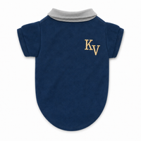 Camisa Polo KOVA para perro color Navy — vista 2