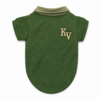 Camisa Polo KOVA para perro color Verde — vista 2