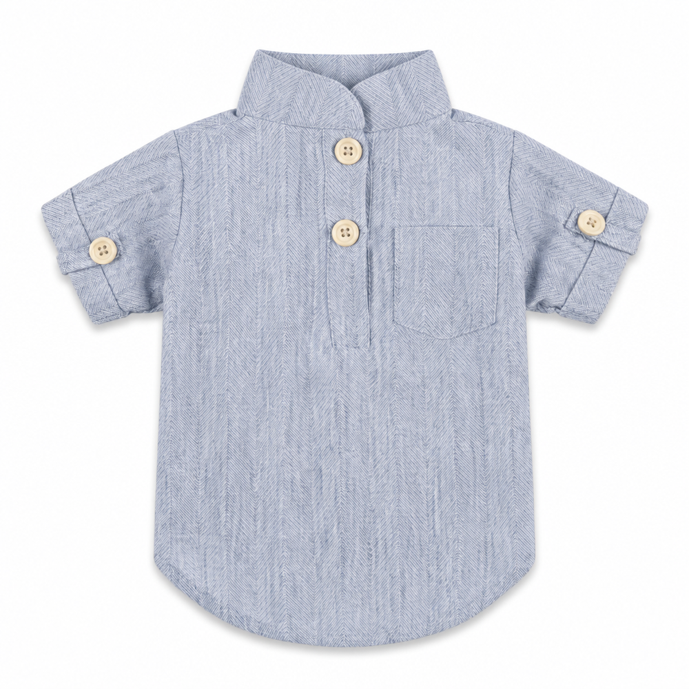 Camisa Tulum KOVA para perro color Azul — vista 3