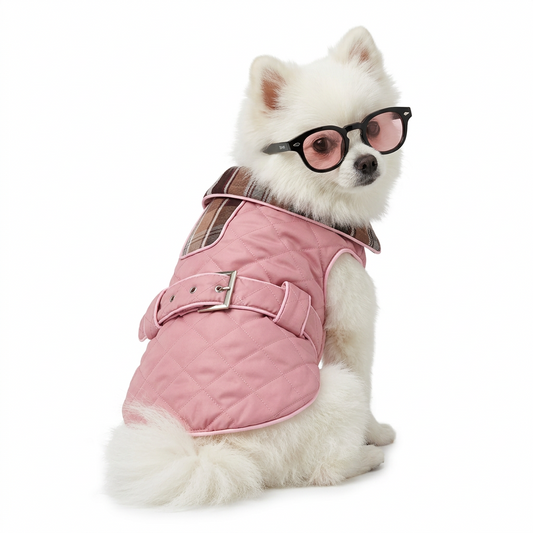 Chaleco rosa para perro KOVA Sheldon – acolchado ligero y cómodo