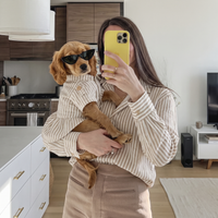 Vestido Tulum KOVA para perro color Amarillo — vista 3