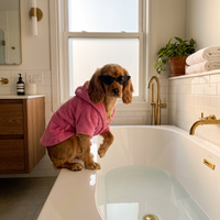 Bata de Baño KOVA para perro color Rosa — vista 3
