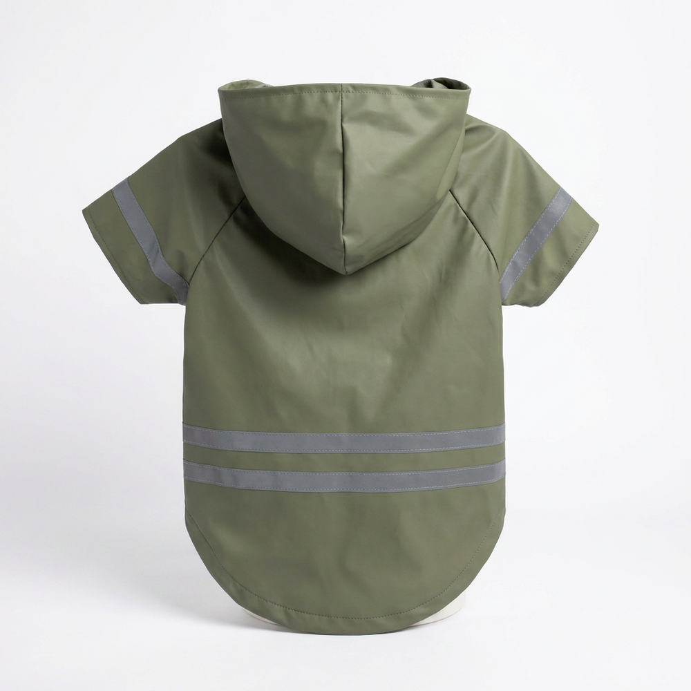 Impermeable KOVA para perro color Verde — vista 2