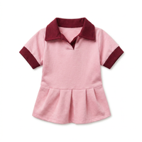 Vestido Polo Oxford KOVA para perro color Rosa — vista 2