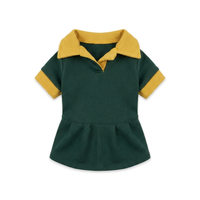 Vestido Polo Oxford KOVA para perro color Verde — vista 2