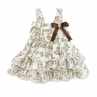 Vestido Lazo de Hojas KOVA para perro color Blanco — vista 2