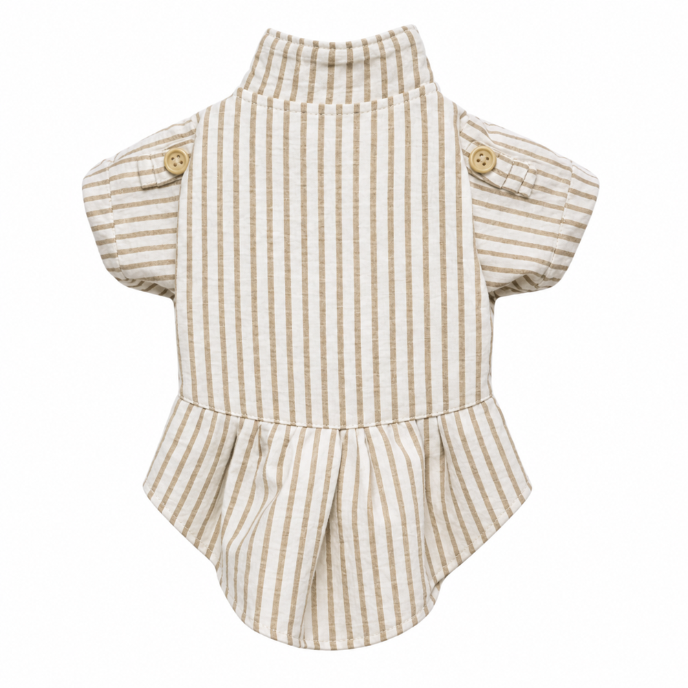 Vestido Tulum KOVA para perro color Amarillo — vista 2